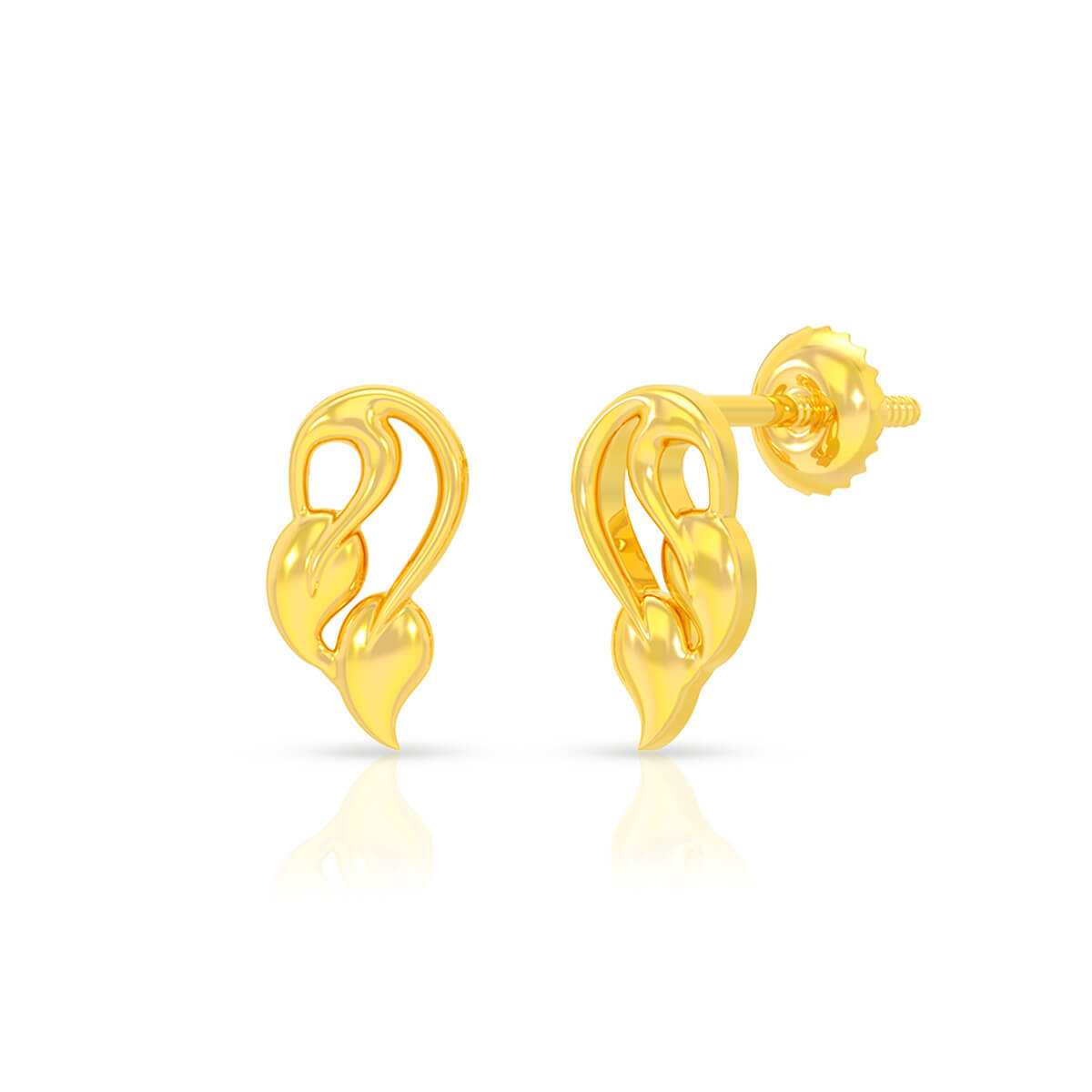 Spring Breeze 22K Gold Studs