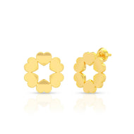 Pretty and Petite Glow 22K Gold Studs