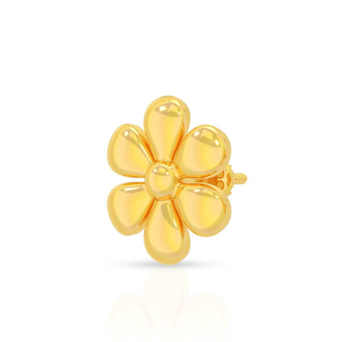 Chic Daisy 22K Gold Studs