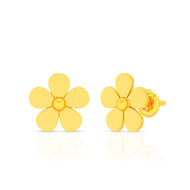 Delicate Daisy 22K Gold Studs