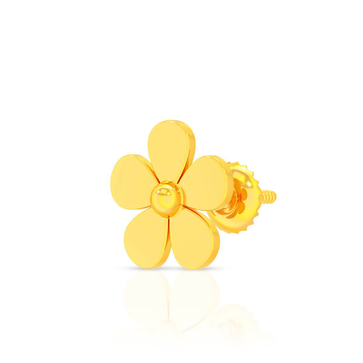 Delicate Daisy 22K Gold Studs