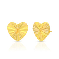 Magnetic Heart 22K Gold Danglers
