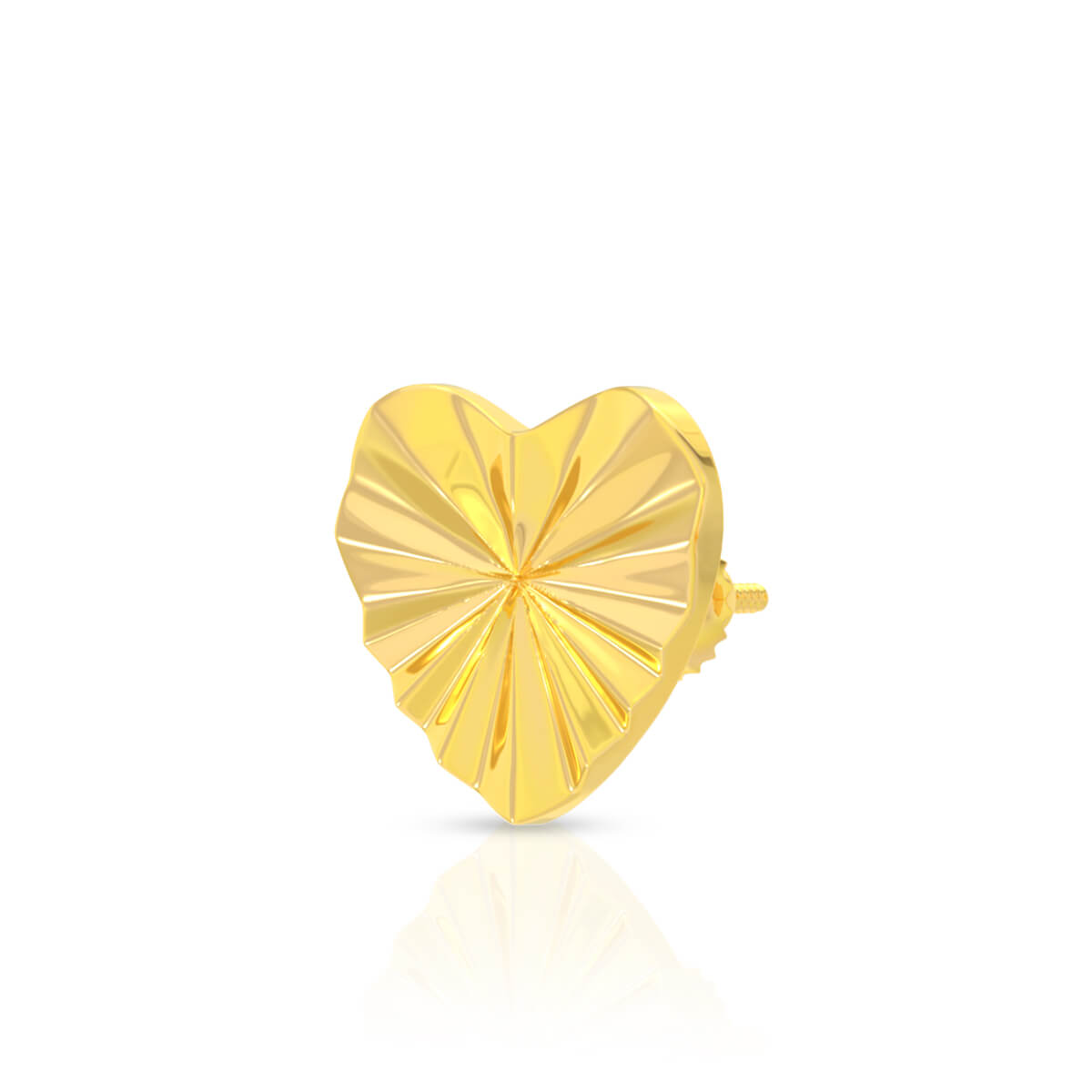 Magnetic Heart 22K Gold Danglers
