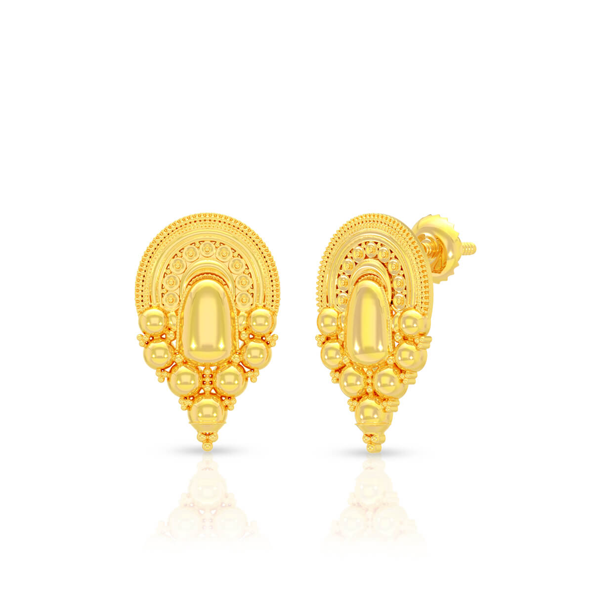 Regal Essence 22K Gold Danglers