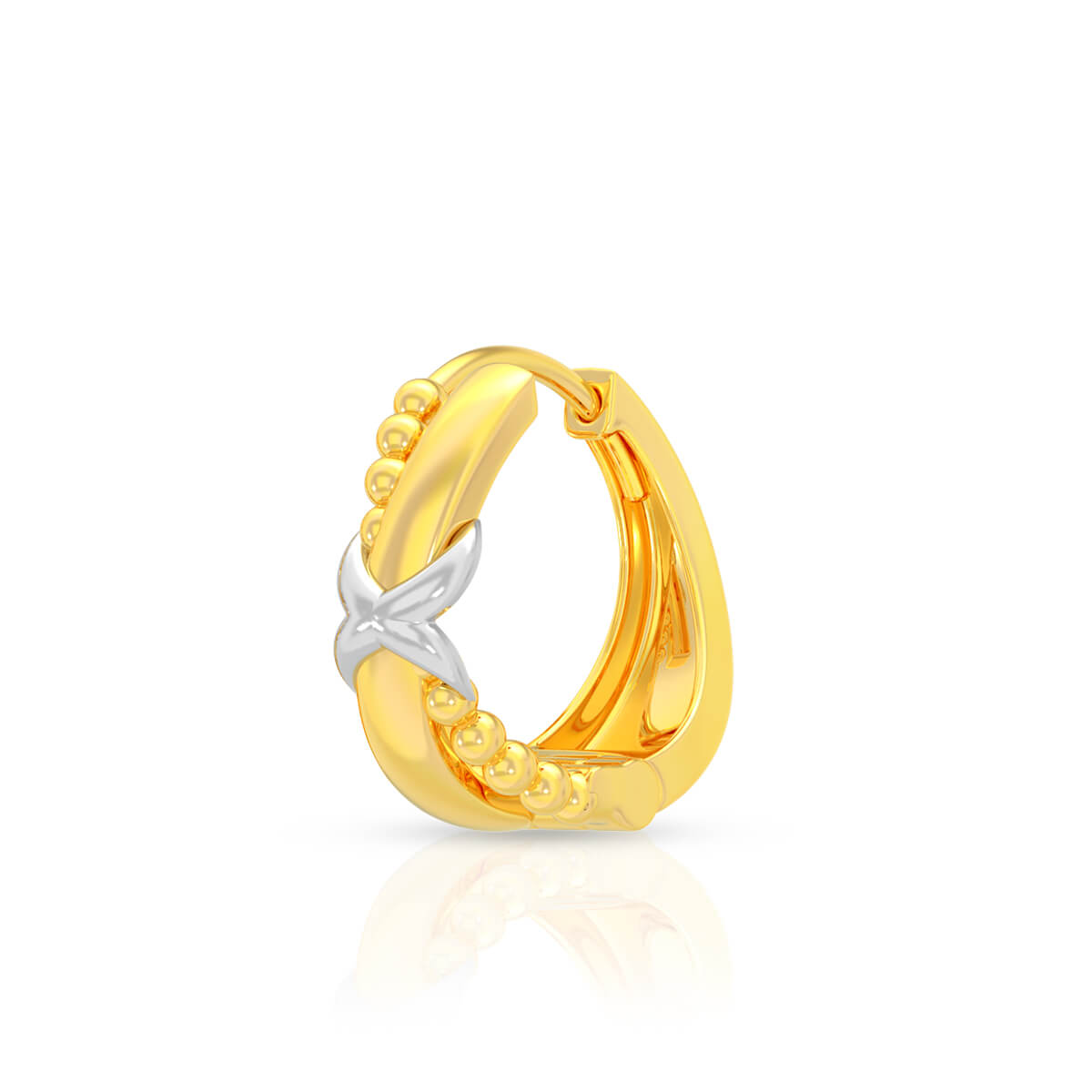 Novel Bold 22K Gold Hoops