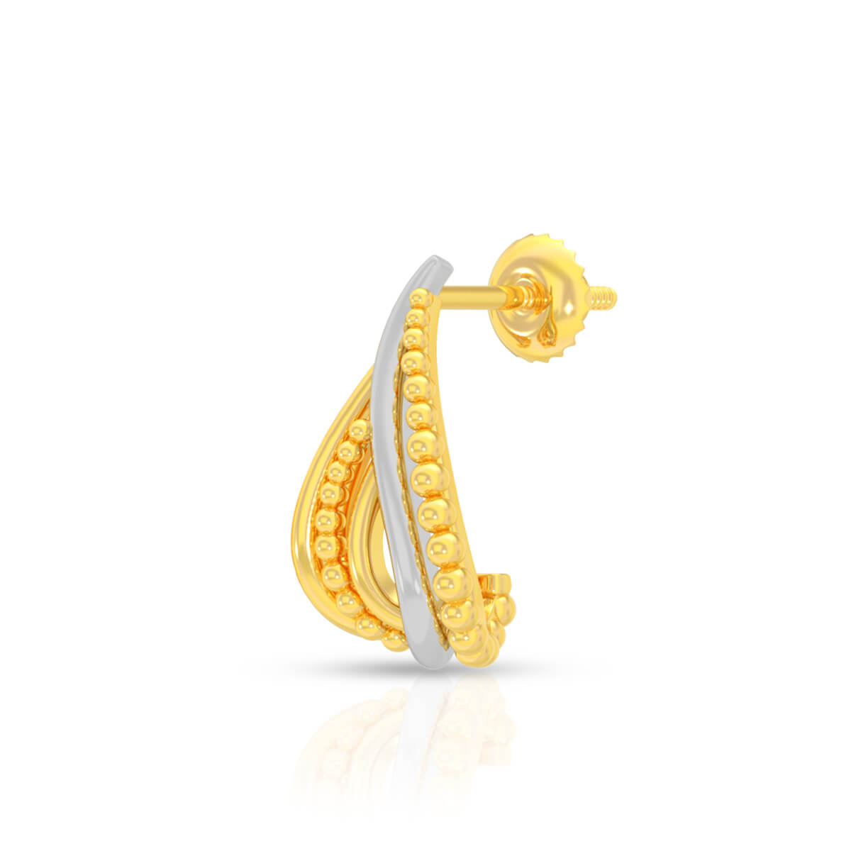 Posh Glow 22K Gold Studs