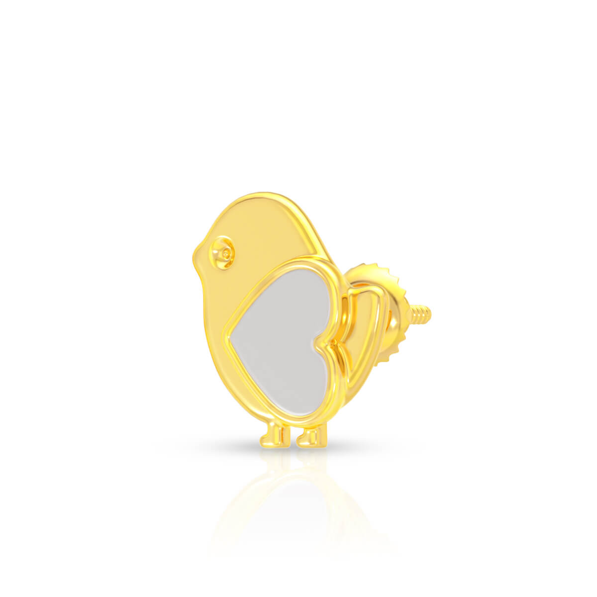 Adorable Twitty 22K Gold Earrings for Kids