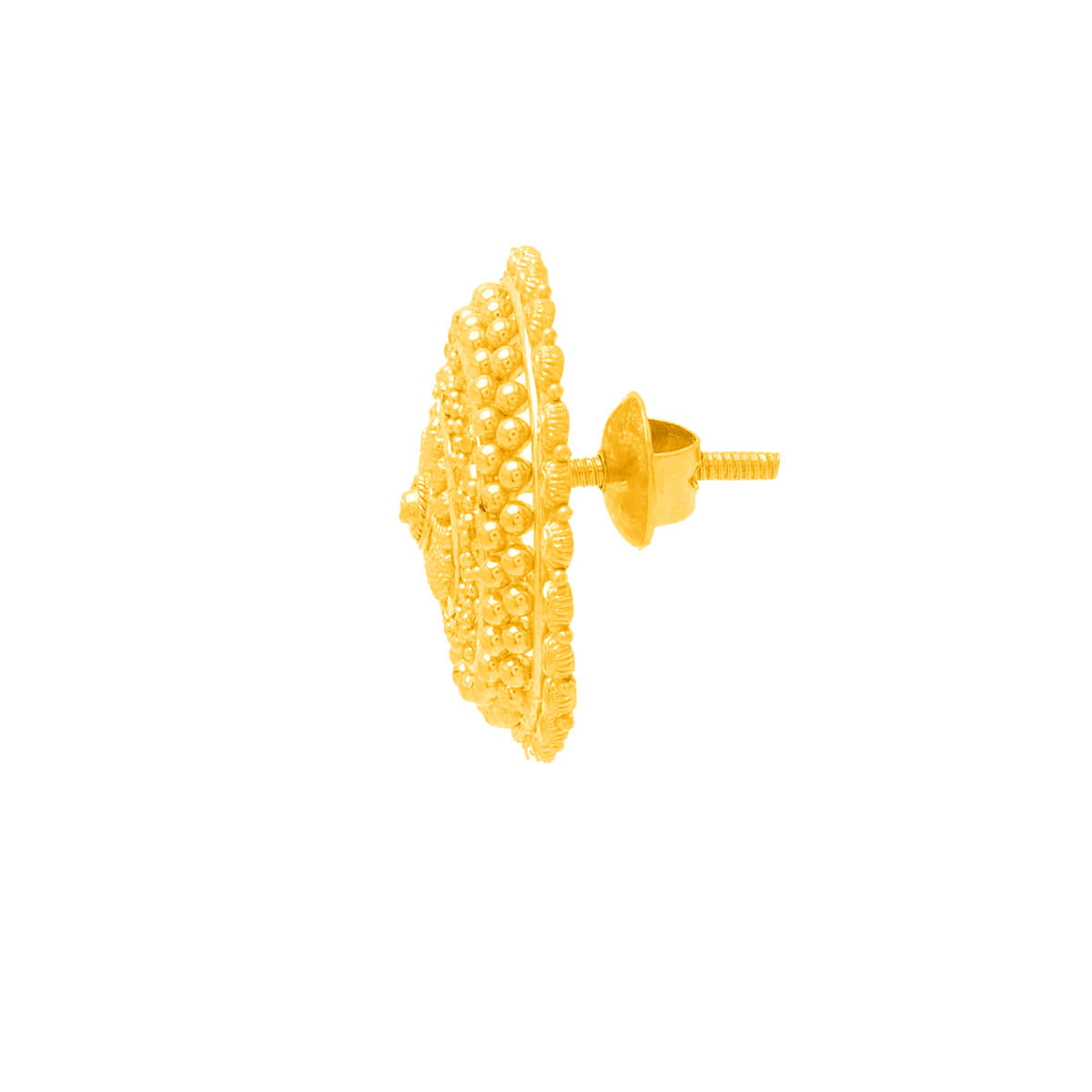 Captivating Floral 22K Gold Studs for Everyday Style