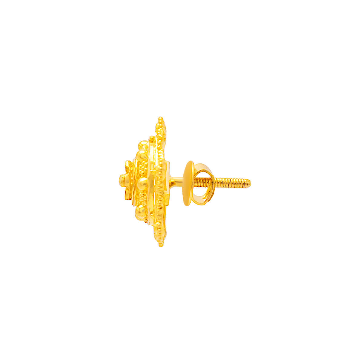 Hexagon 22K Gold Studs for Modern Minimalism