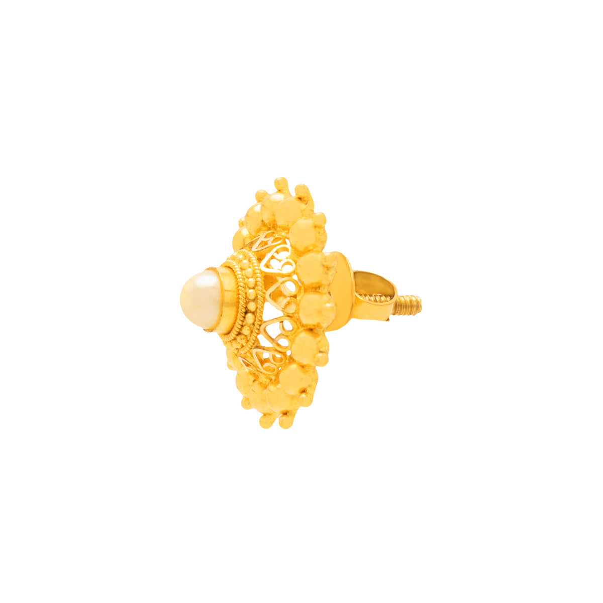 22K Marvelous Gold Stud Earrings