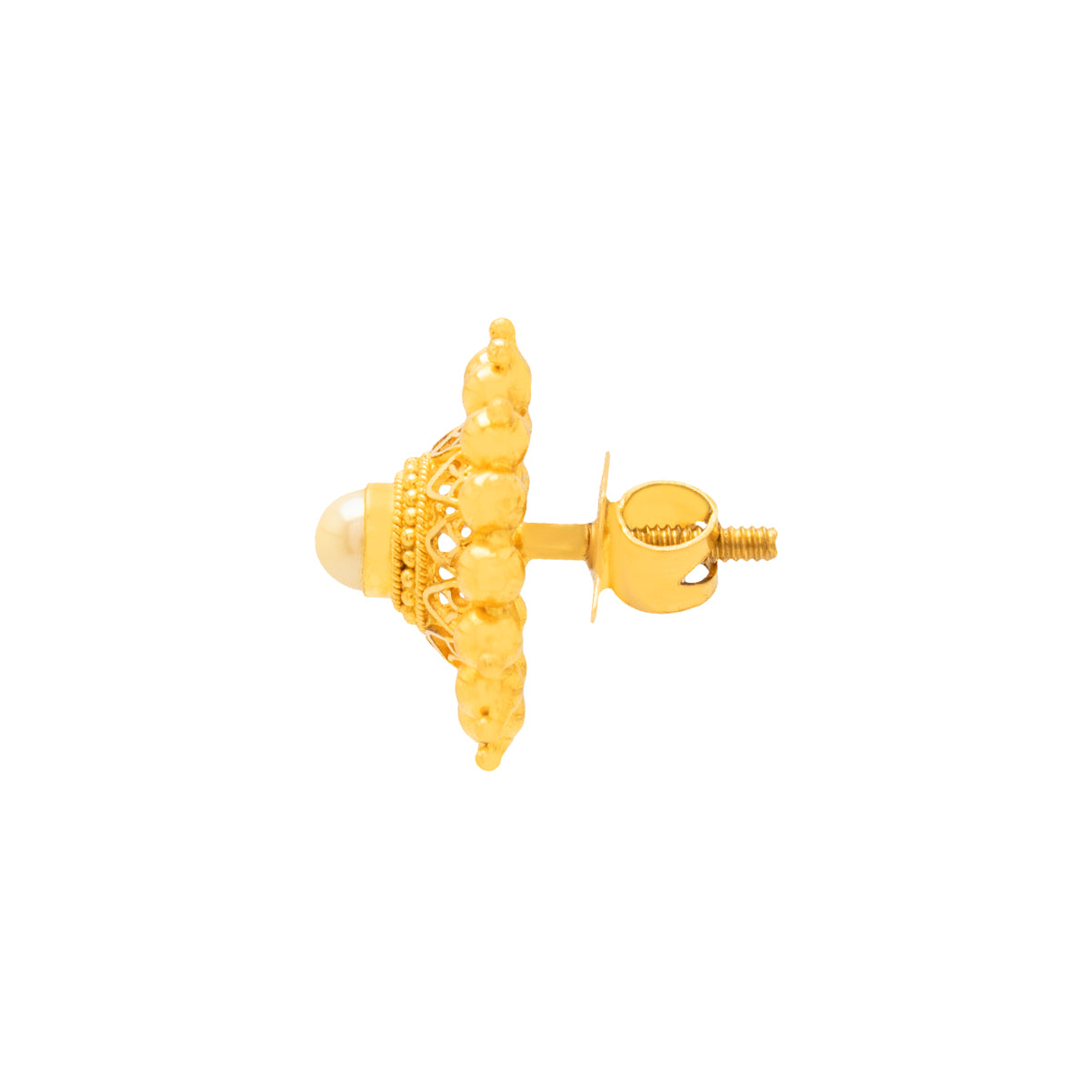 22K Marvelous Gold Stud Earrings