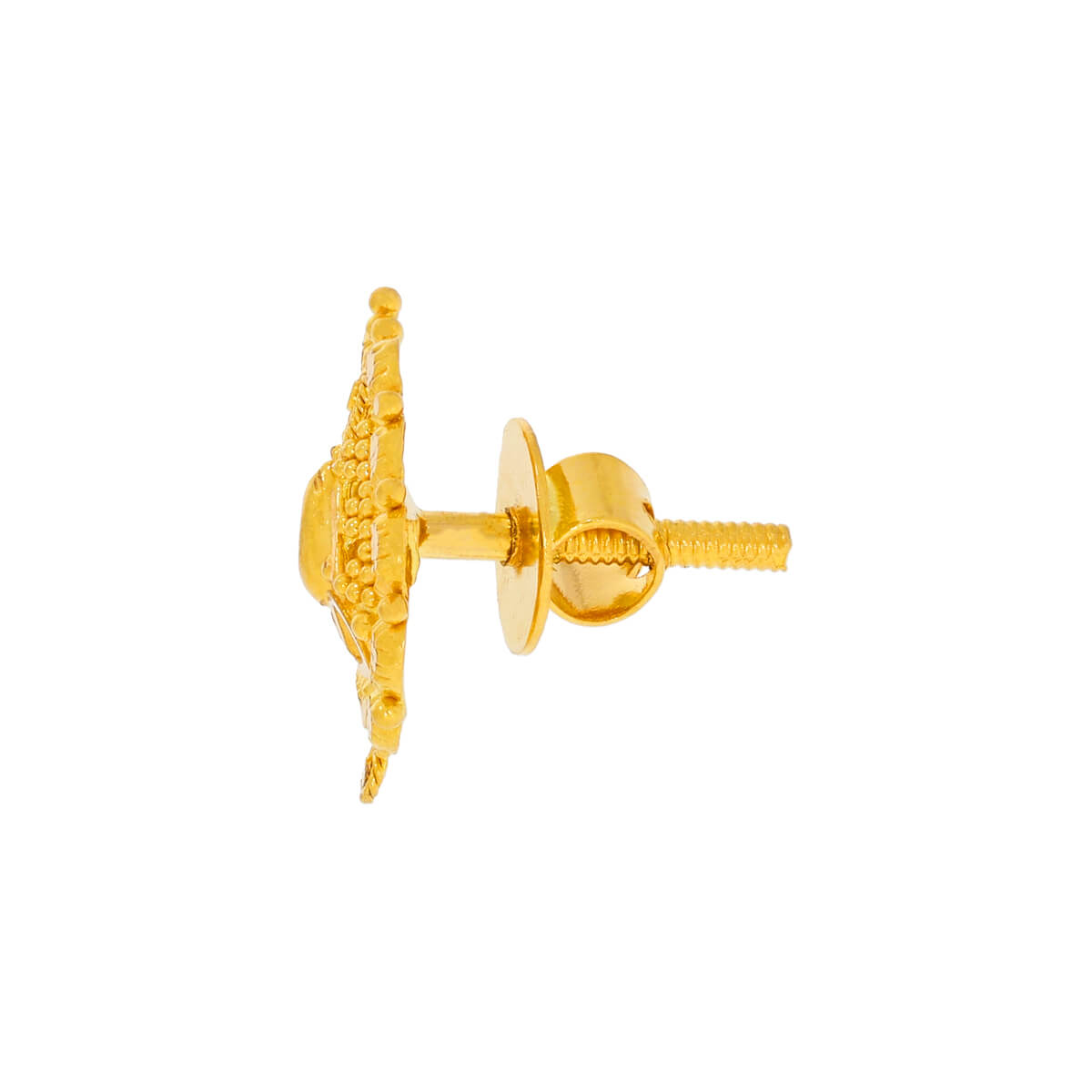 Delicate Artistry Classic Gold Studs 22K