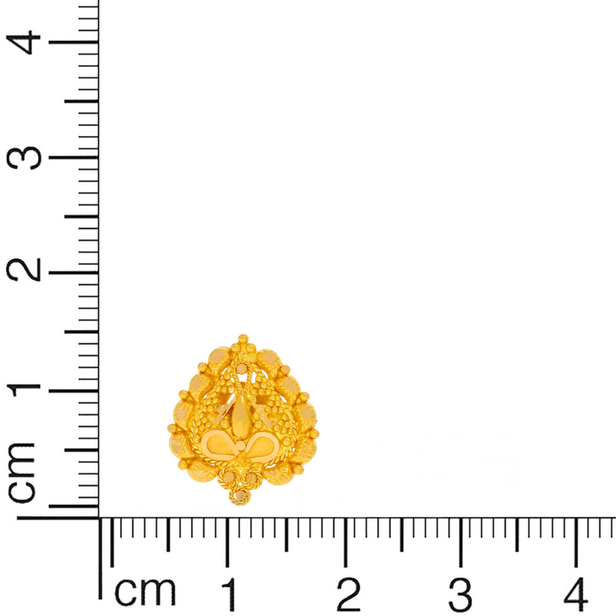 Delicate Artistry Classic Gold Studs 22K
