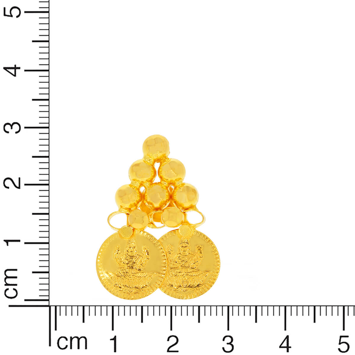 22K Gold Studs with Divine Elegance