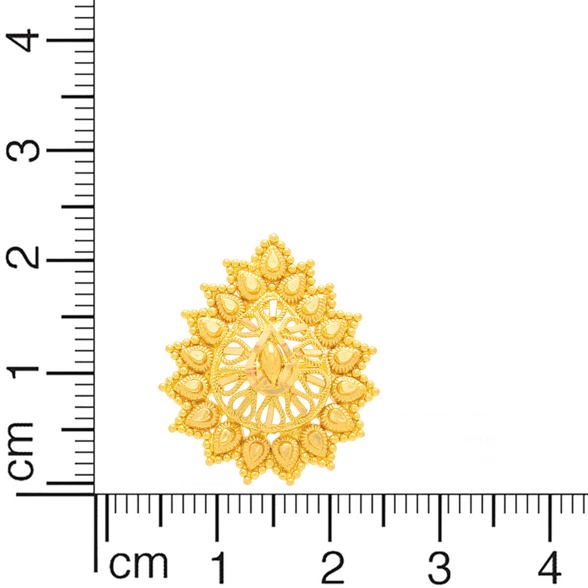 Enchanting Grace 22K Gold Studs