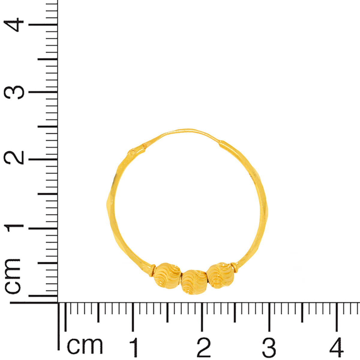 Simple 22K Gold Hoops
