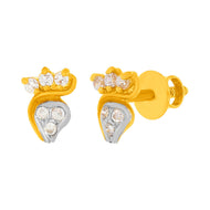 Zirconia Elegance Dainty Studs 22K