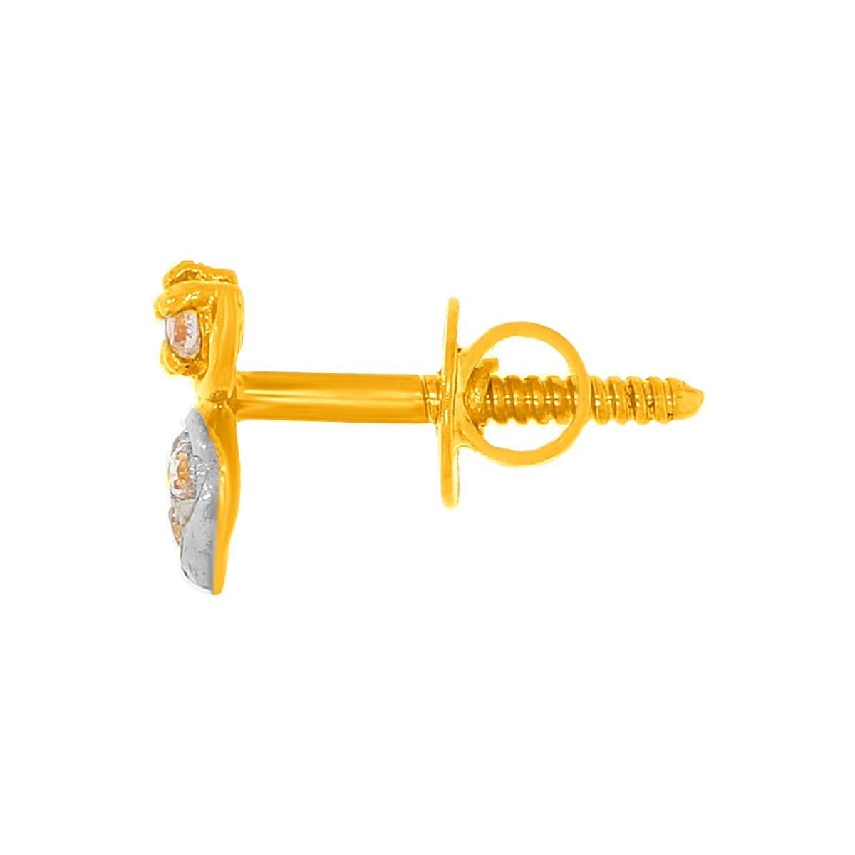 Zirconia Elegance Dainty Studs 22K