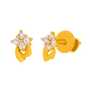 Cute 22K Gold Studs with Charming Vibe