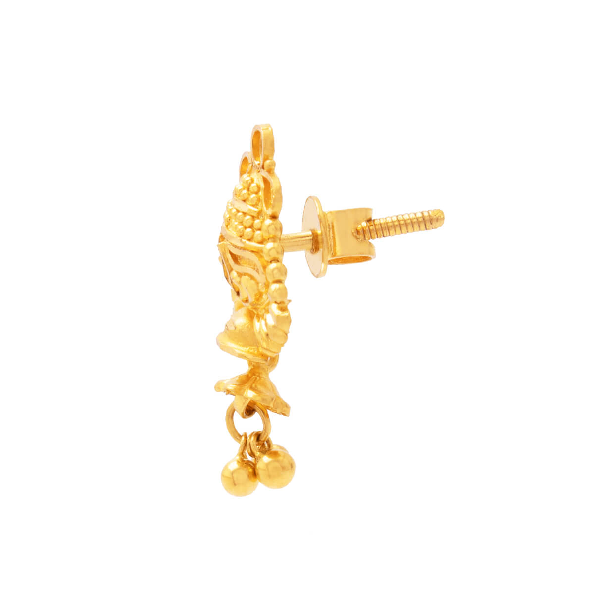 Exquisite Gold Dangler with Delicate Detailing