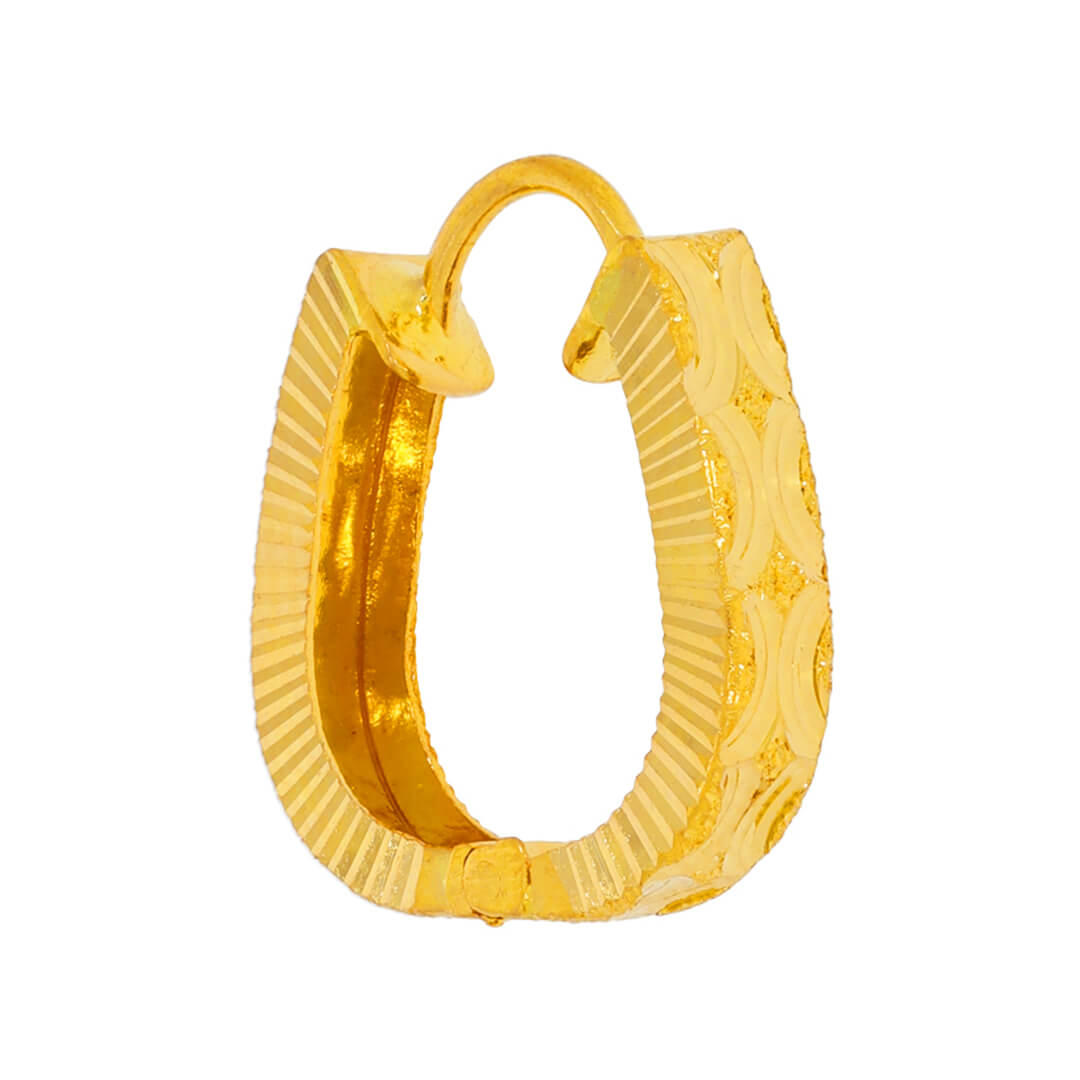 22K Gold Hoop Earrings for Graceful Elegance