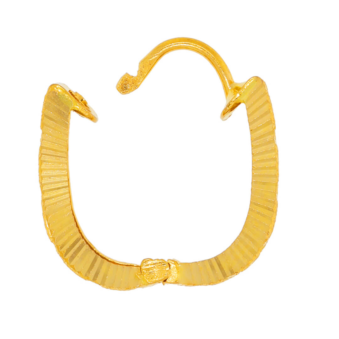 22K Gold Hoop Earrings for Graceful Elegance