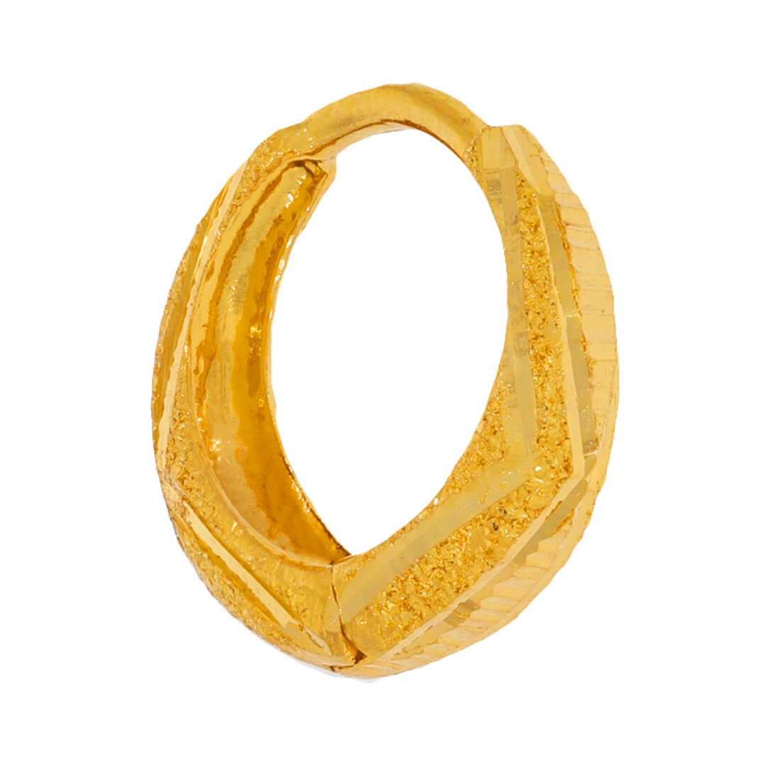 Delicate Artistry Classic Gold Hoops 22K