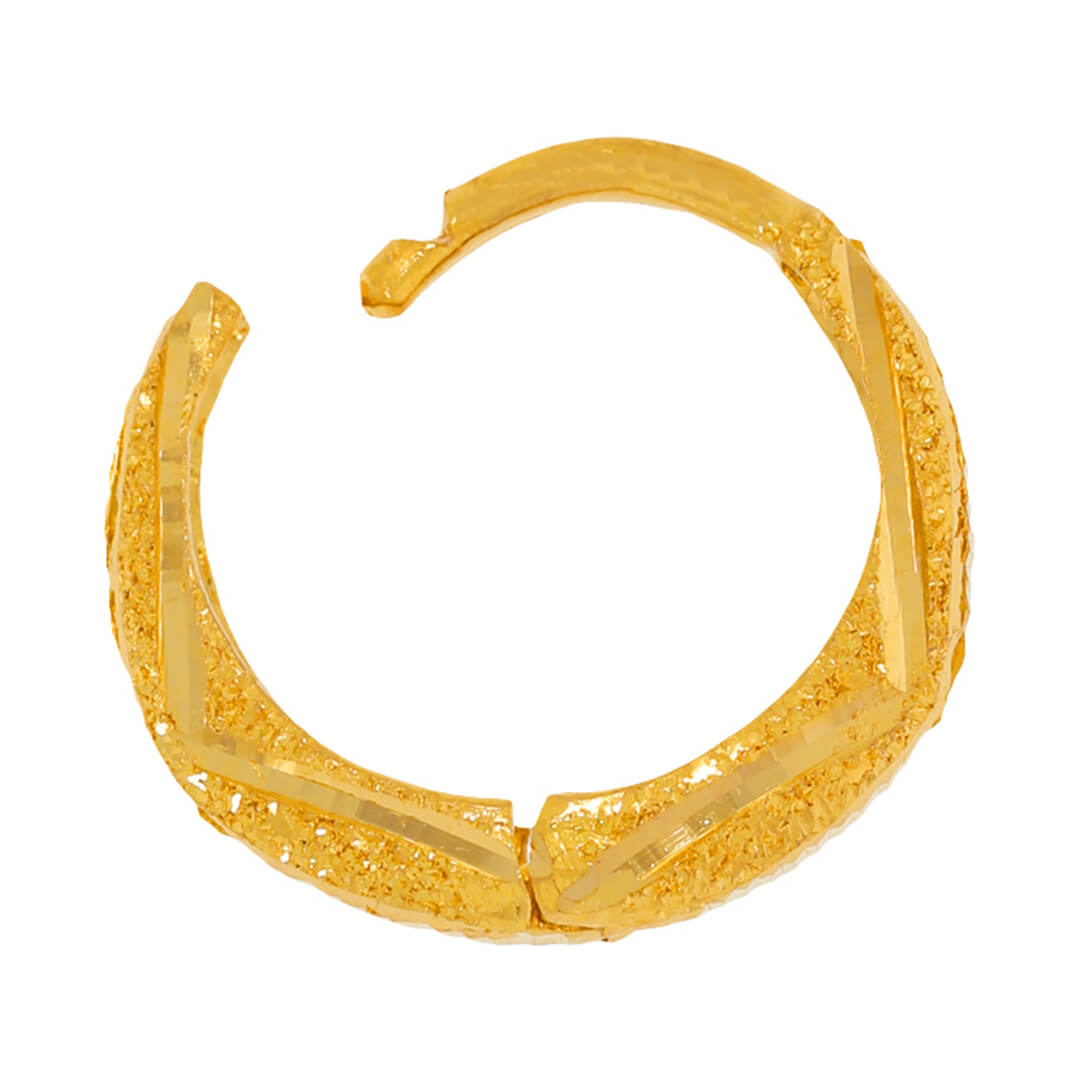 Delicate Artistry Classic Gold Hoops 22K