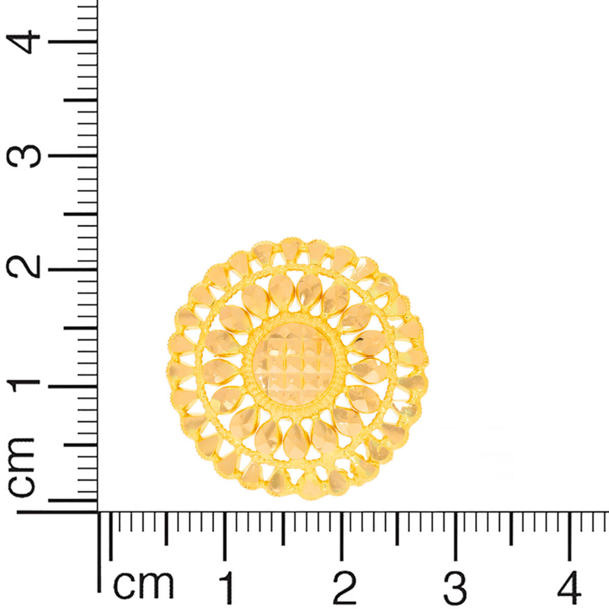Delicate Blossom 22K Gold Studs for Daily Wear