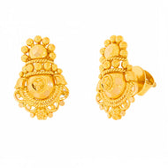 Elegant 22K Gold Studs for Enchanting Look