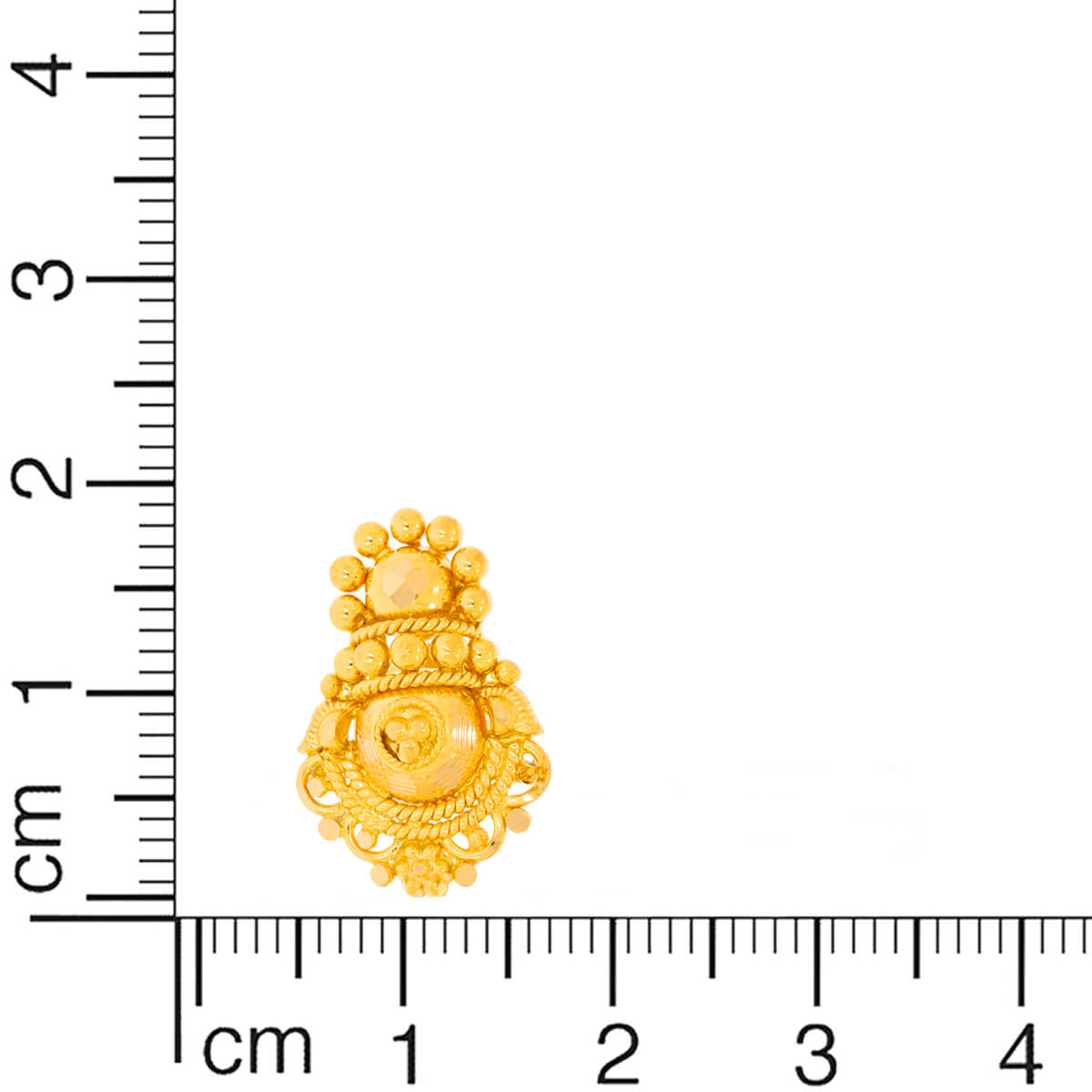 Elegant 22K Gold Studs for Enchanting Look