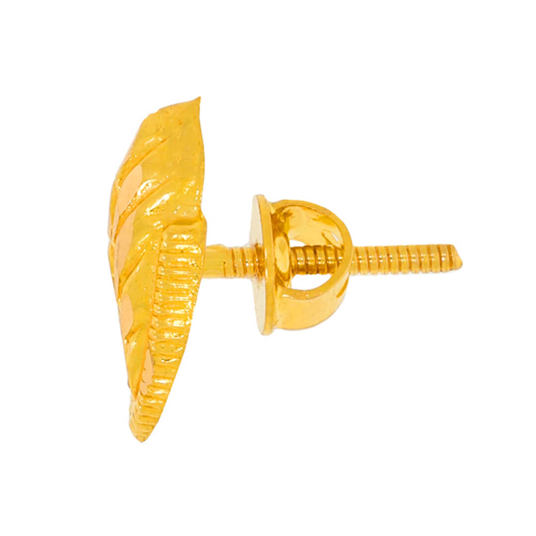 Stylish Gold Studs For Modern Minimalism
