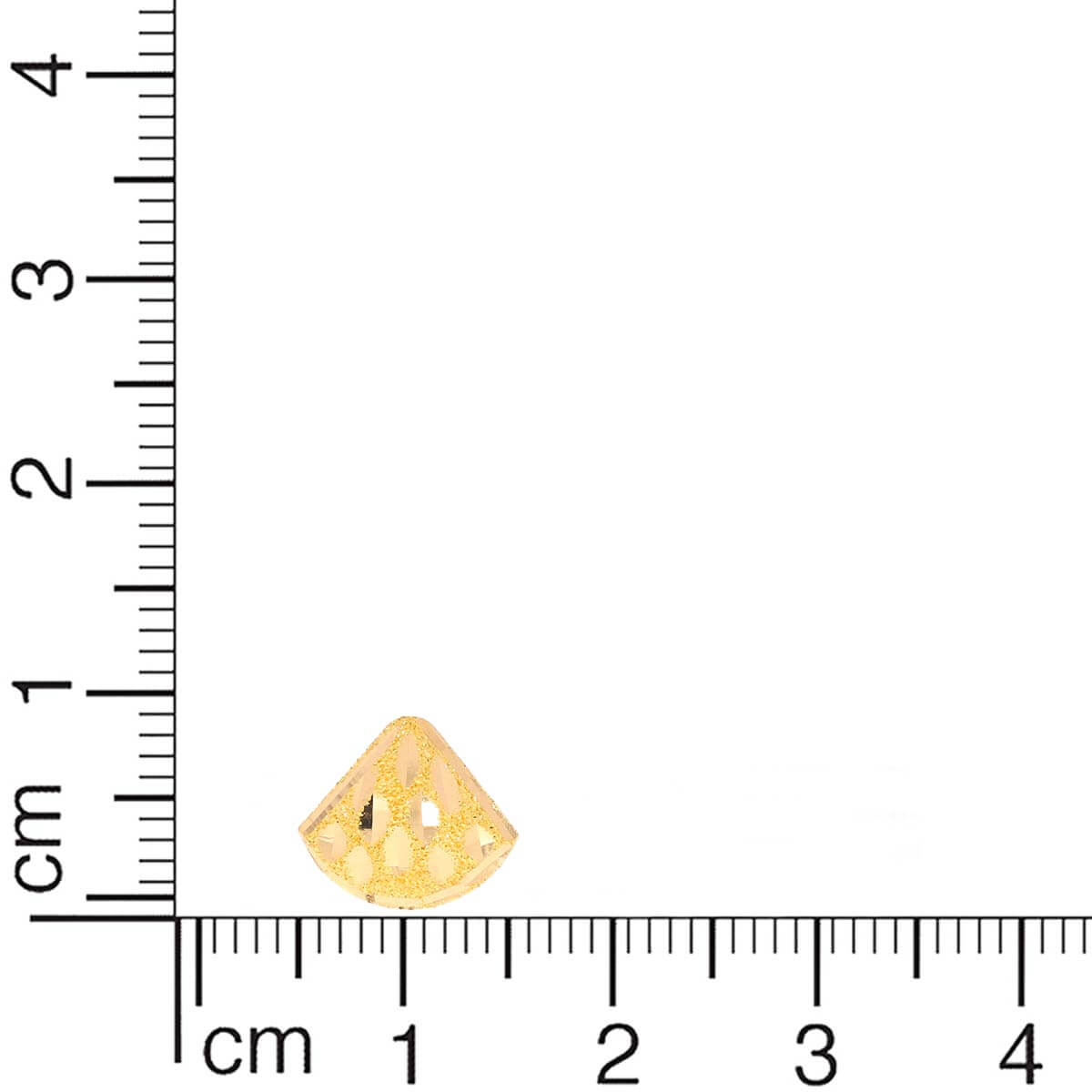 Gleam Minimalist Trigonal 22K Gold Studs