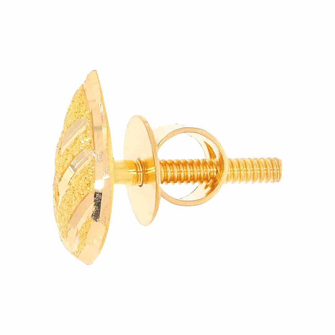Classic Gold Studs with Delicate Detailing