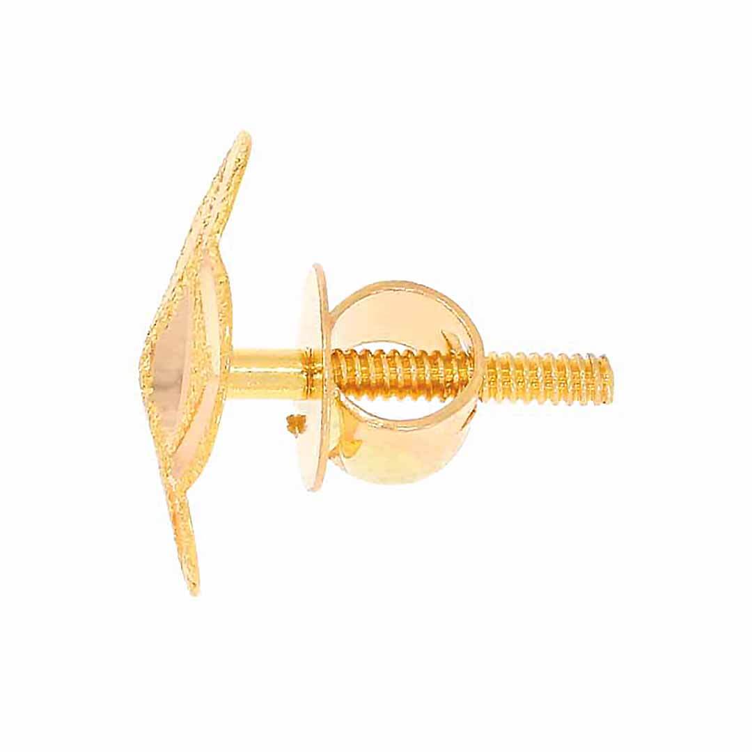 Minimal Elegance 22K Gold Studs