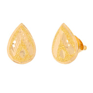 22K Vintage Gold Studs with Intricate Detailing