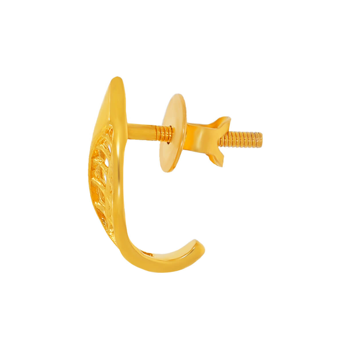 22K Gold Stud Earrings for Minimal Elegance