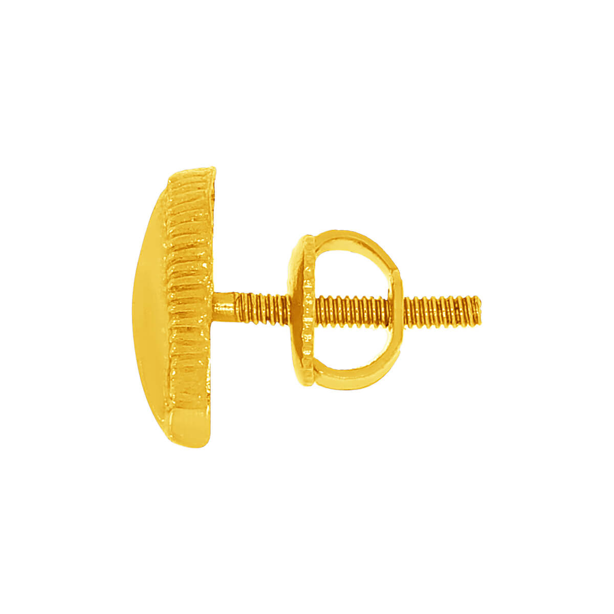 22K Gold Leaf Stud Earrings For Daily Elegance