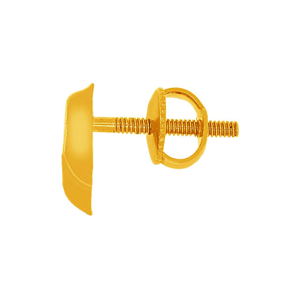 Effortlessly Bold 22K Gold Leafy Studs