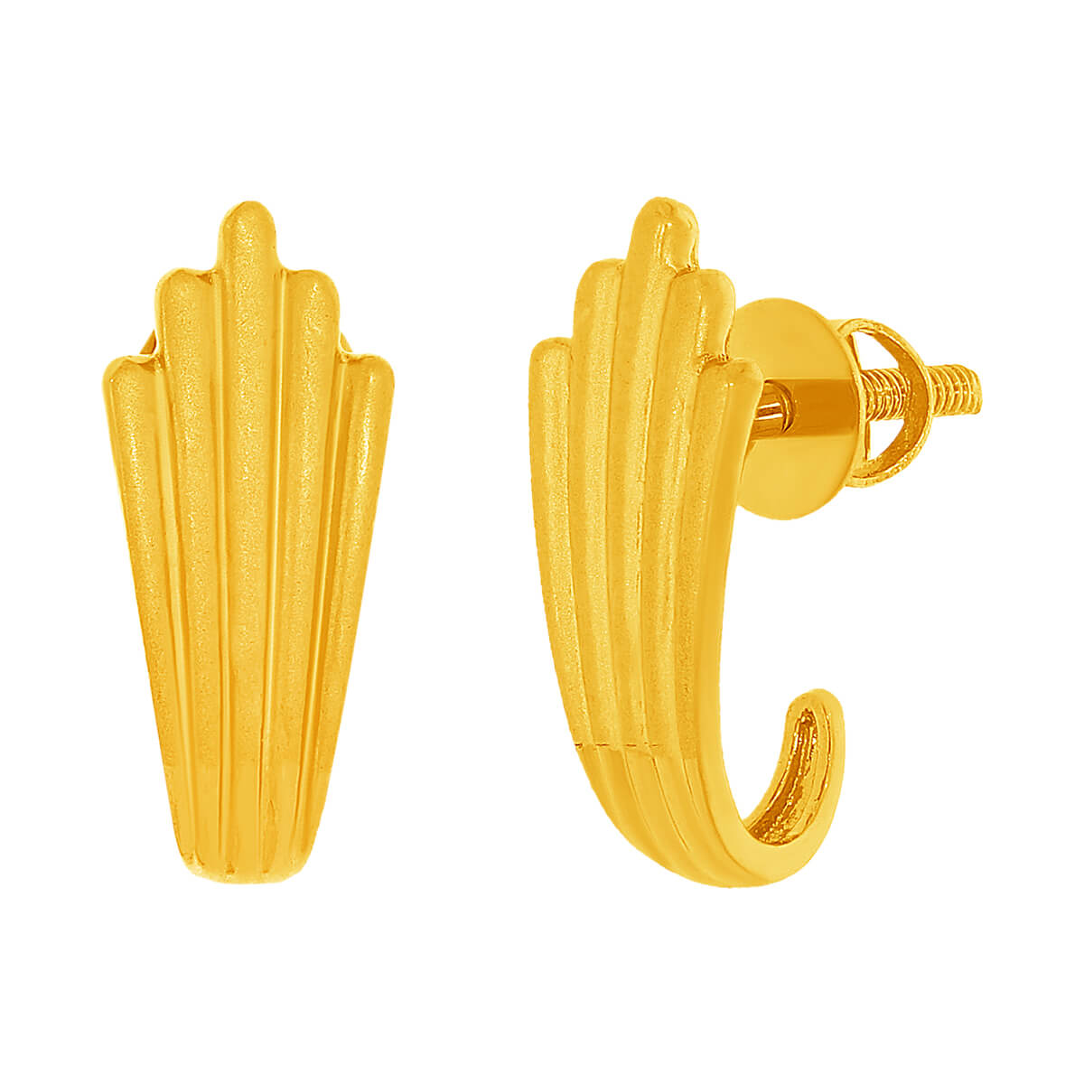 Modern Minimalism 22K Gold Studs