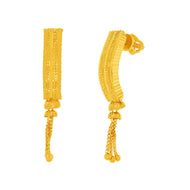 22K Effortless Stylish Gold Hoops
