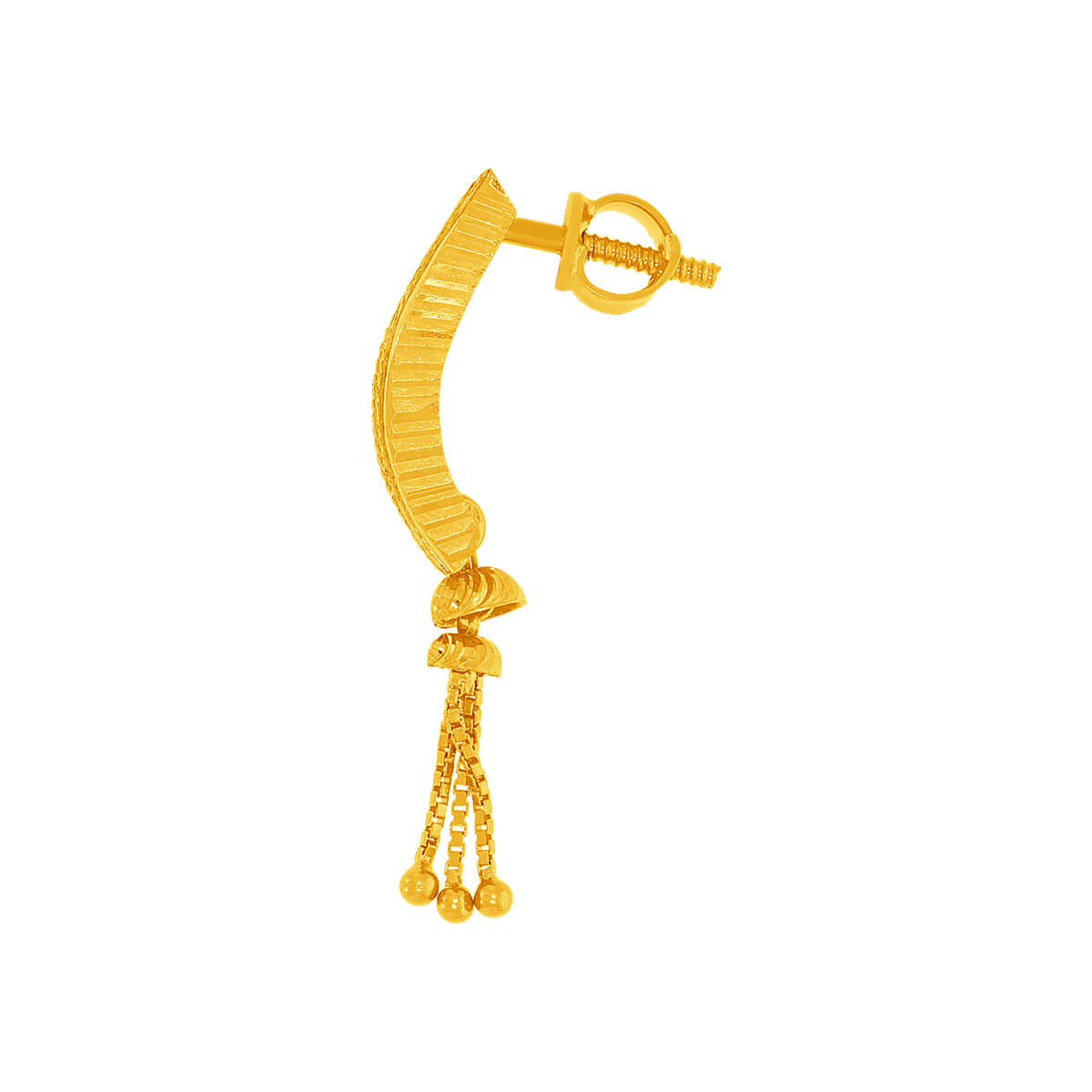 22K Effortless Stylish Gold Hoops