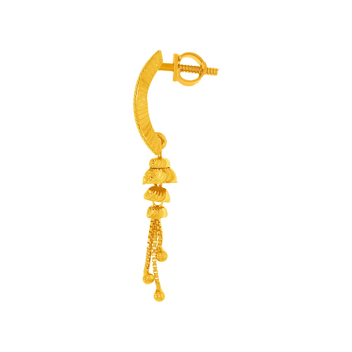 Simply Elegant Gold Hoops in 22K