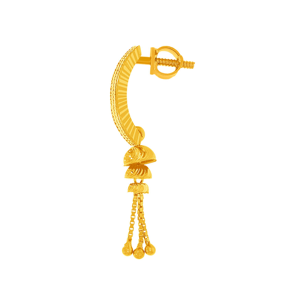 Minimal Elegance 22K Gold Hoops