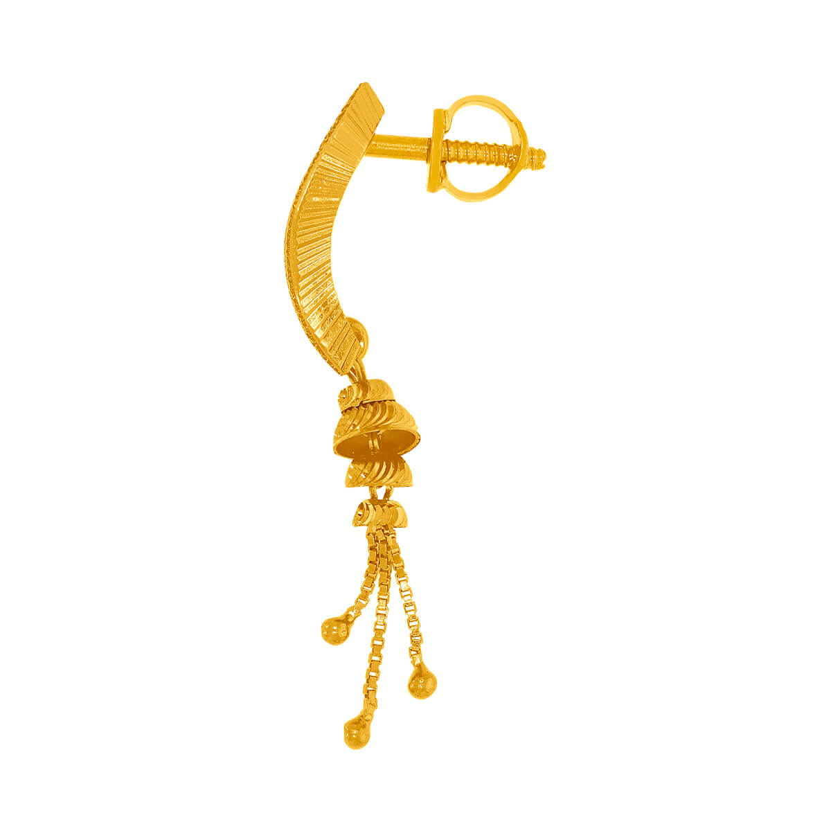 22K Gold Hoops for Effortless Style