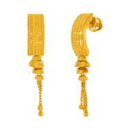 22K Gold Hoops for Classic Glow