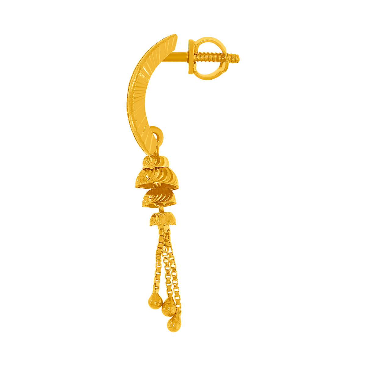 22K Gold Hoops for Classic Glow