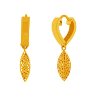 Captivating 22K Gold Hoop Earrings
