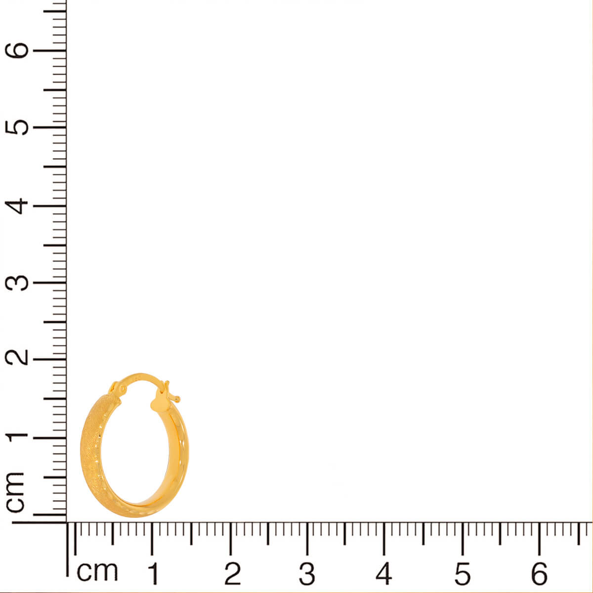 Vintage Elegance 18K Gold Hoop Earrings