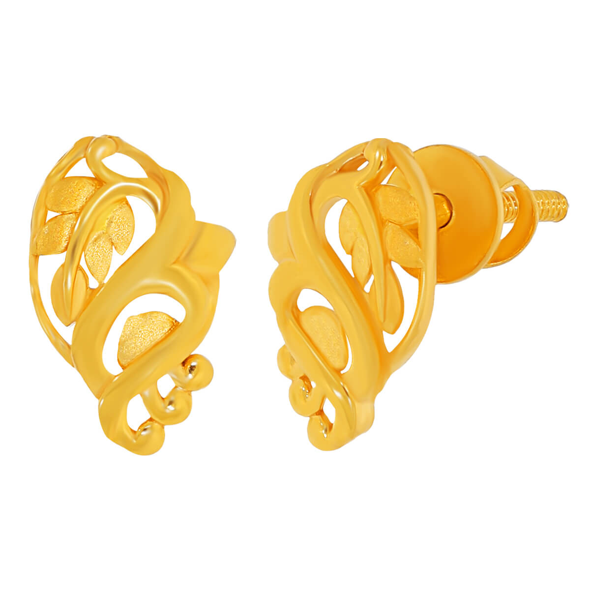 Everyday Graceful 22K Gold Studs